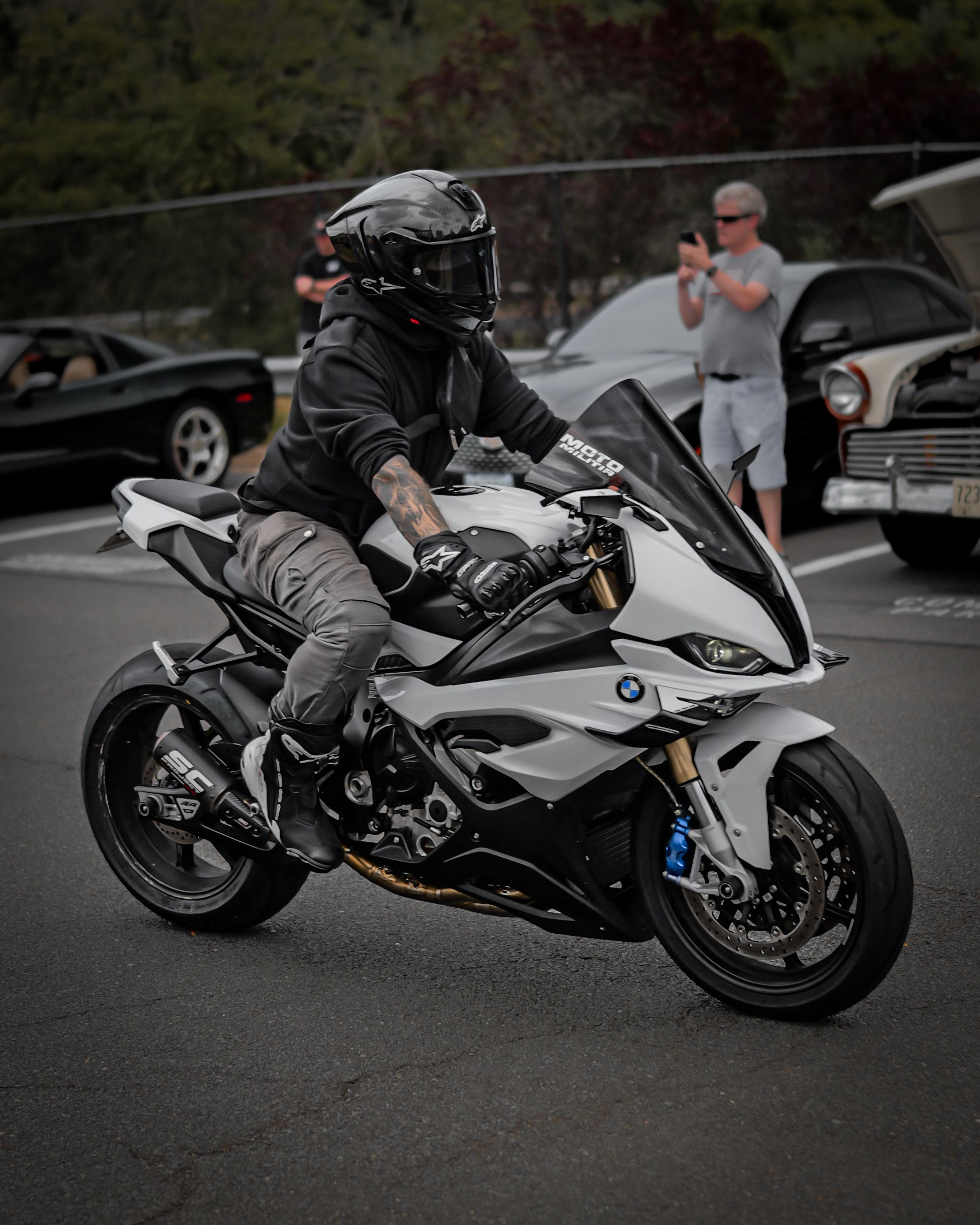 Man Riding BMW S1000RR Motorcycle · Free Stock Photo