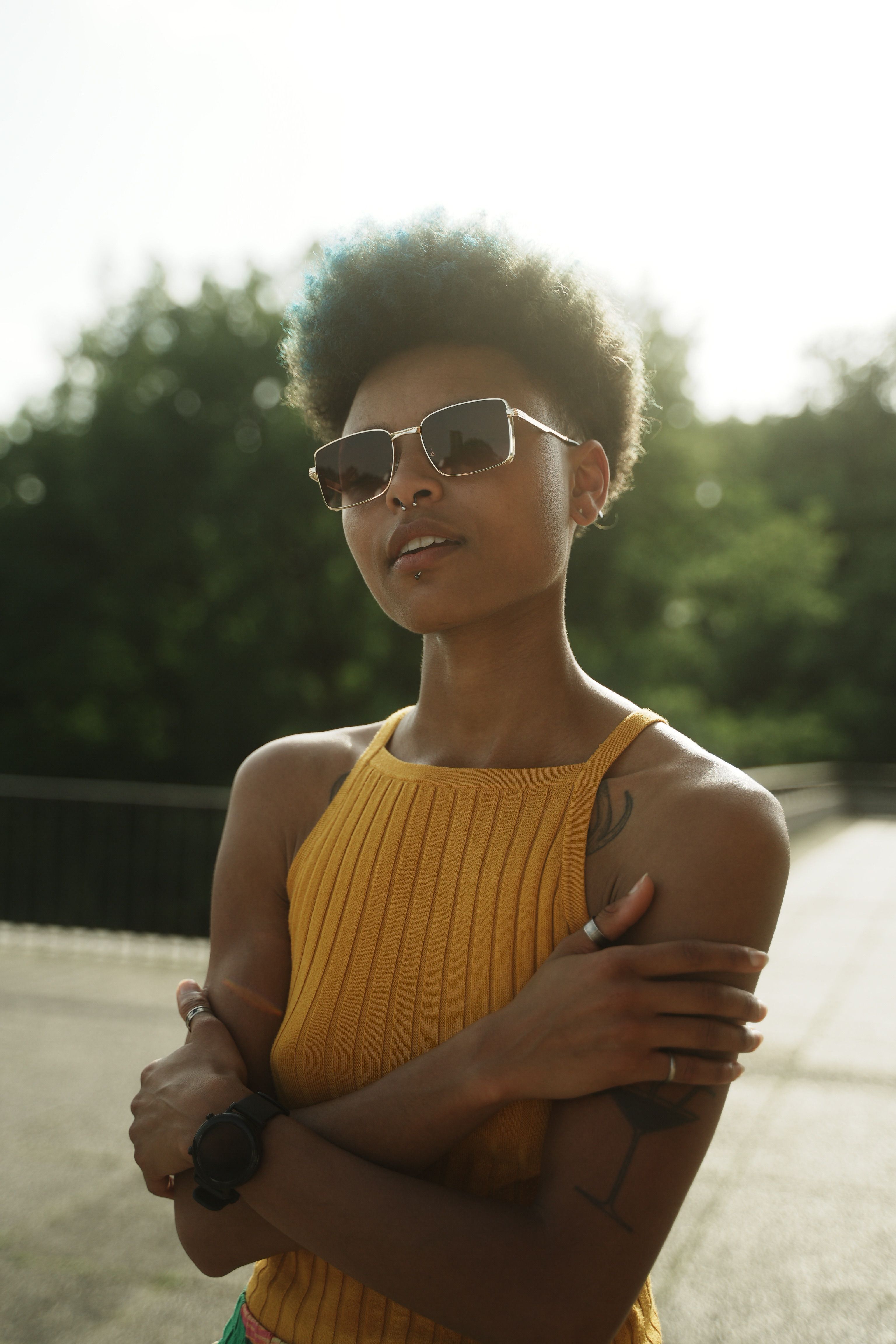 Portrait of Woman in Sunglasses · Free Stock Photo
