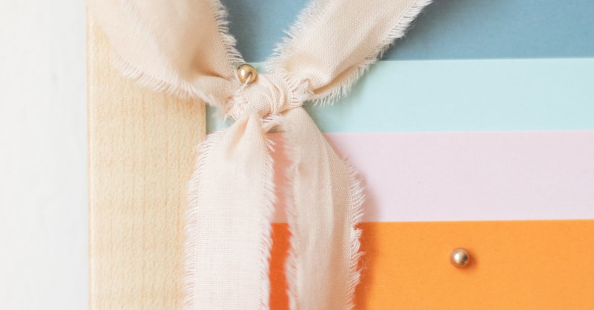 Edit Photo Frame Ribbon A ribbon tied to a picture frame with a colorful background · Free ...