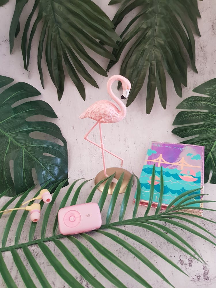 Pink Flamingo Table Decor