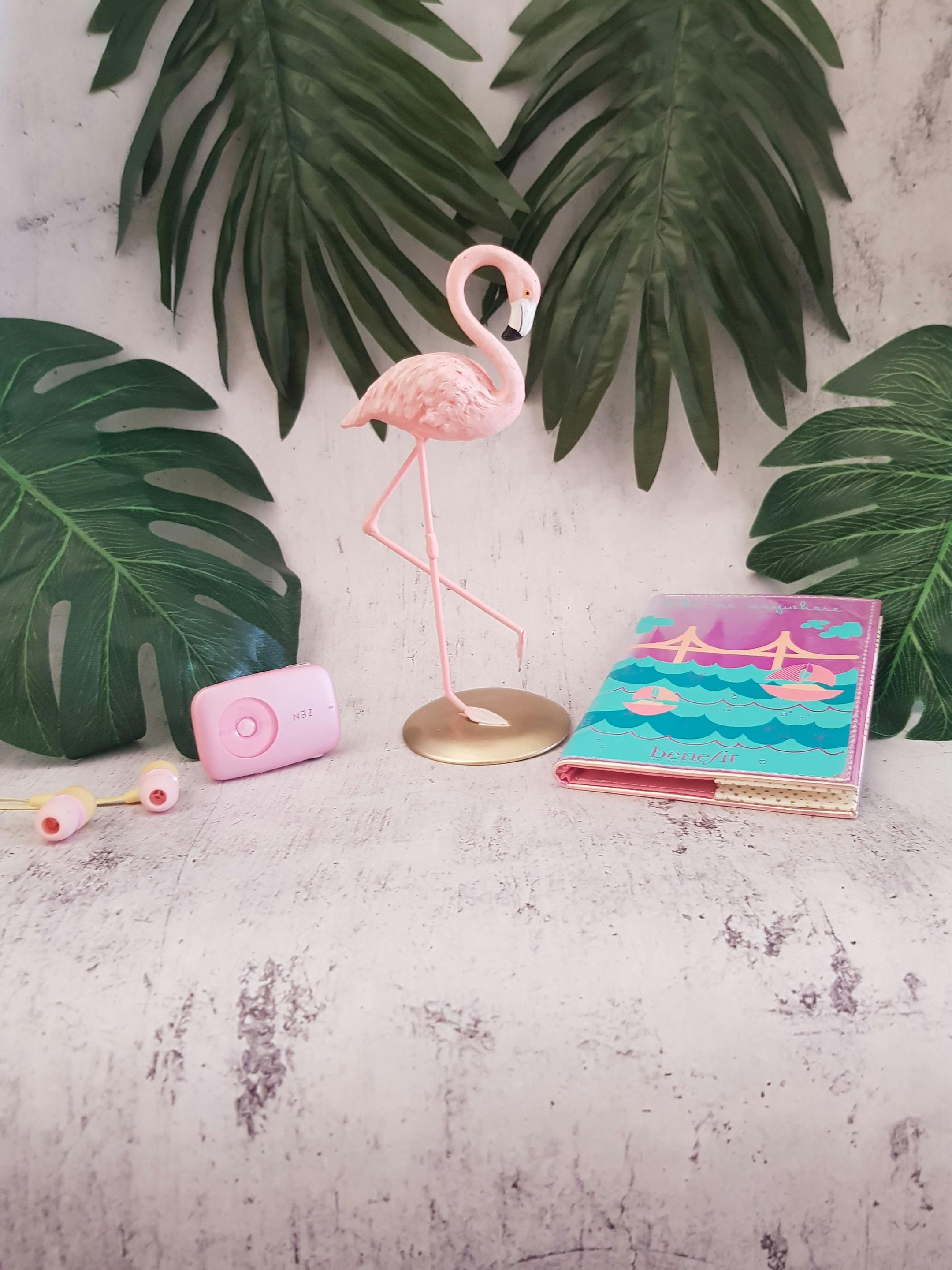 Pink Flamingo Table Decor Besides Pink Music Player \u00b7 Free Stock Photo