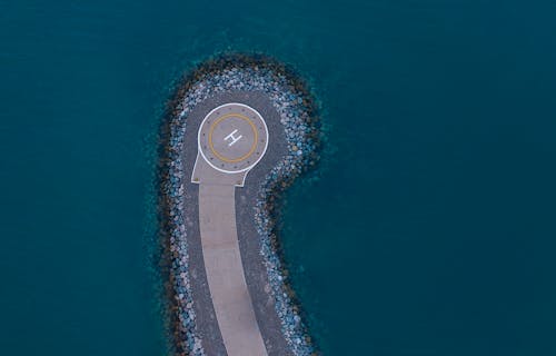 Aerial View of Island