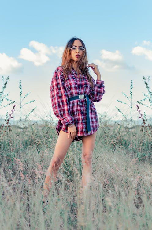 Free Photo Of Woman In A Field Stock Photo