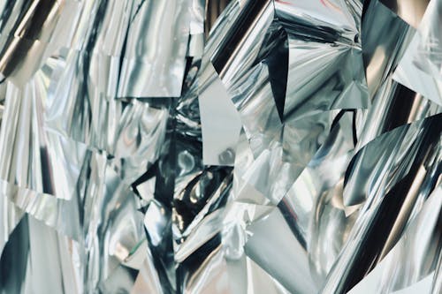 Free aluminium foil Stock Photo