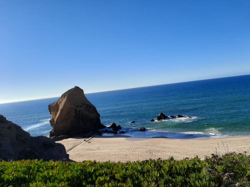 Free lourinha beach portugal Stock Photo