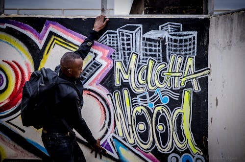 Ingyenes stockfotó afrikai graffiti, angyalok, back-to-back graffiti témában