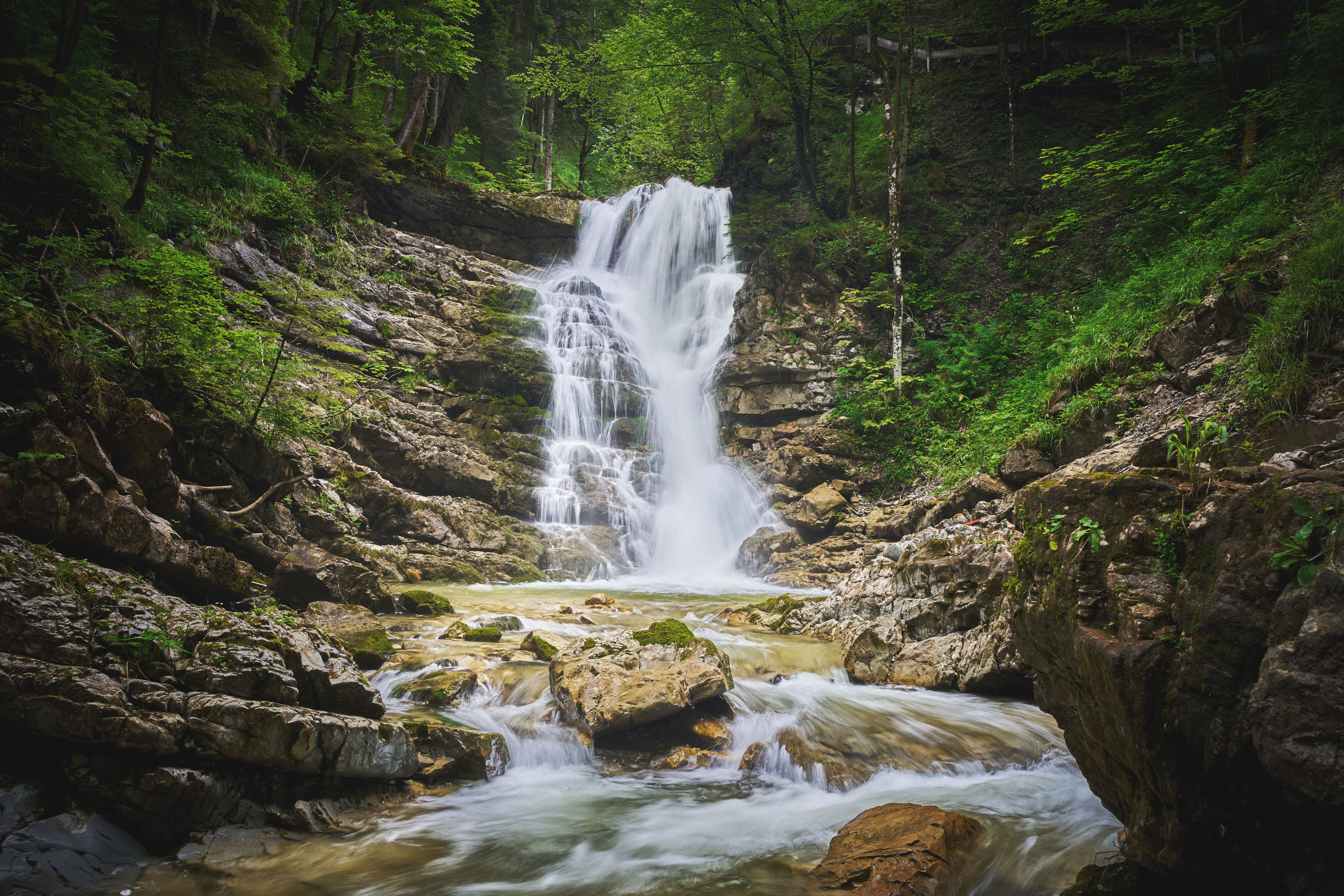 Wasserfall am Parablueweg