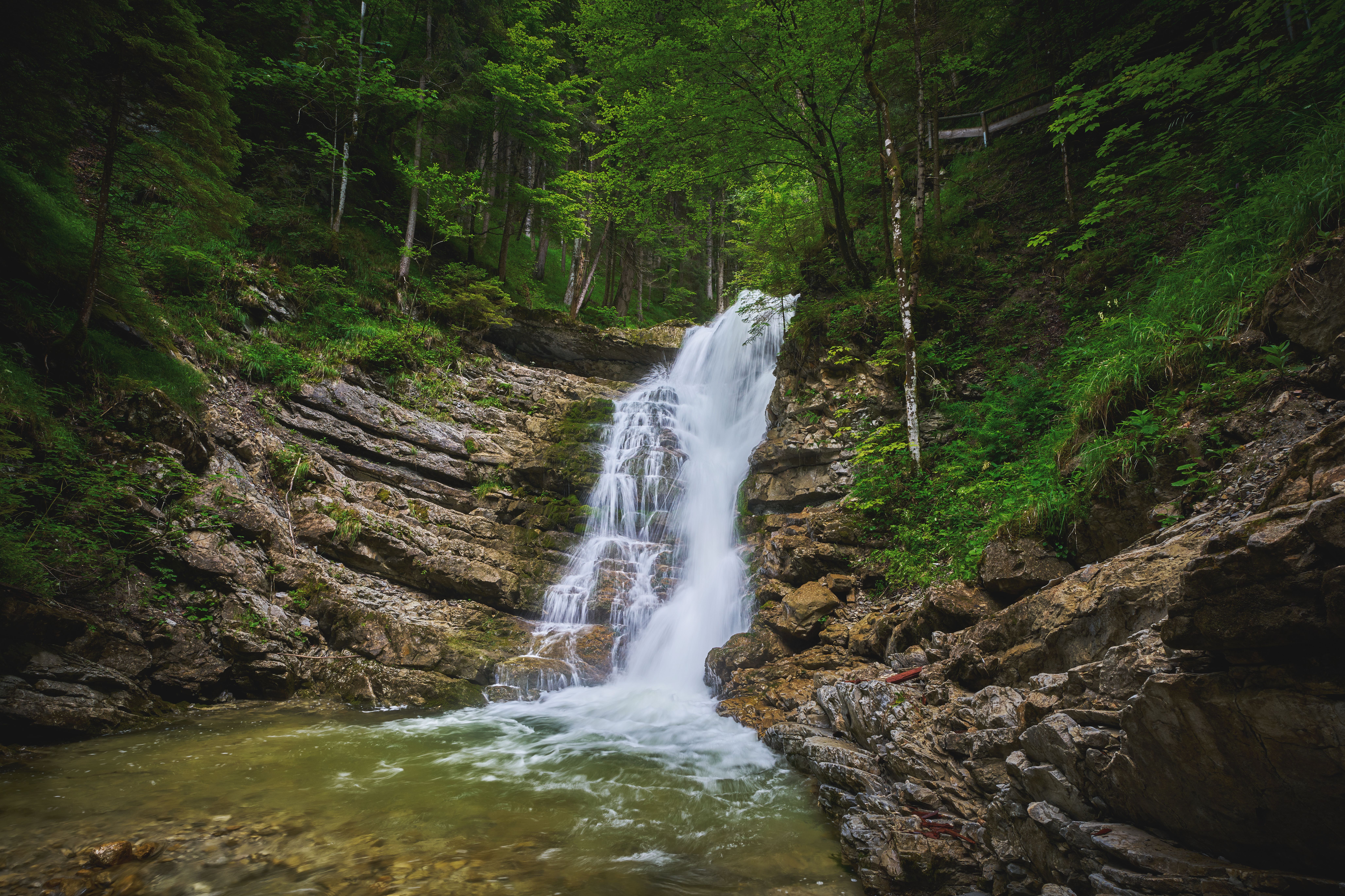 Wasserfall am Parablueweg