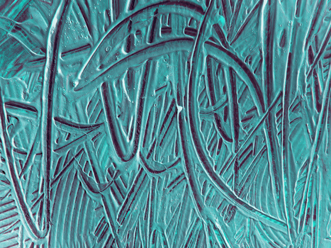 Mesmerizing teal abstract texture featuring dynamic patterns and expressive brushstrokes.