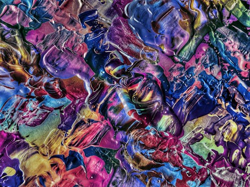 Peinture Abstraite Multicolore