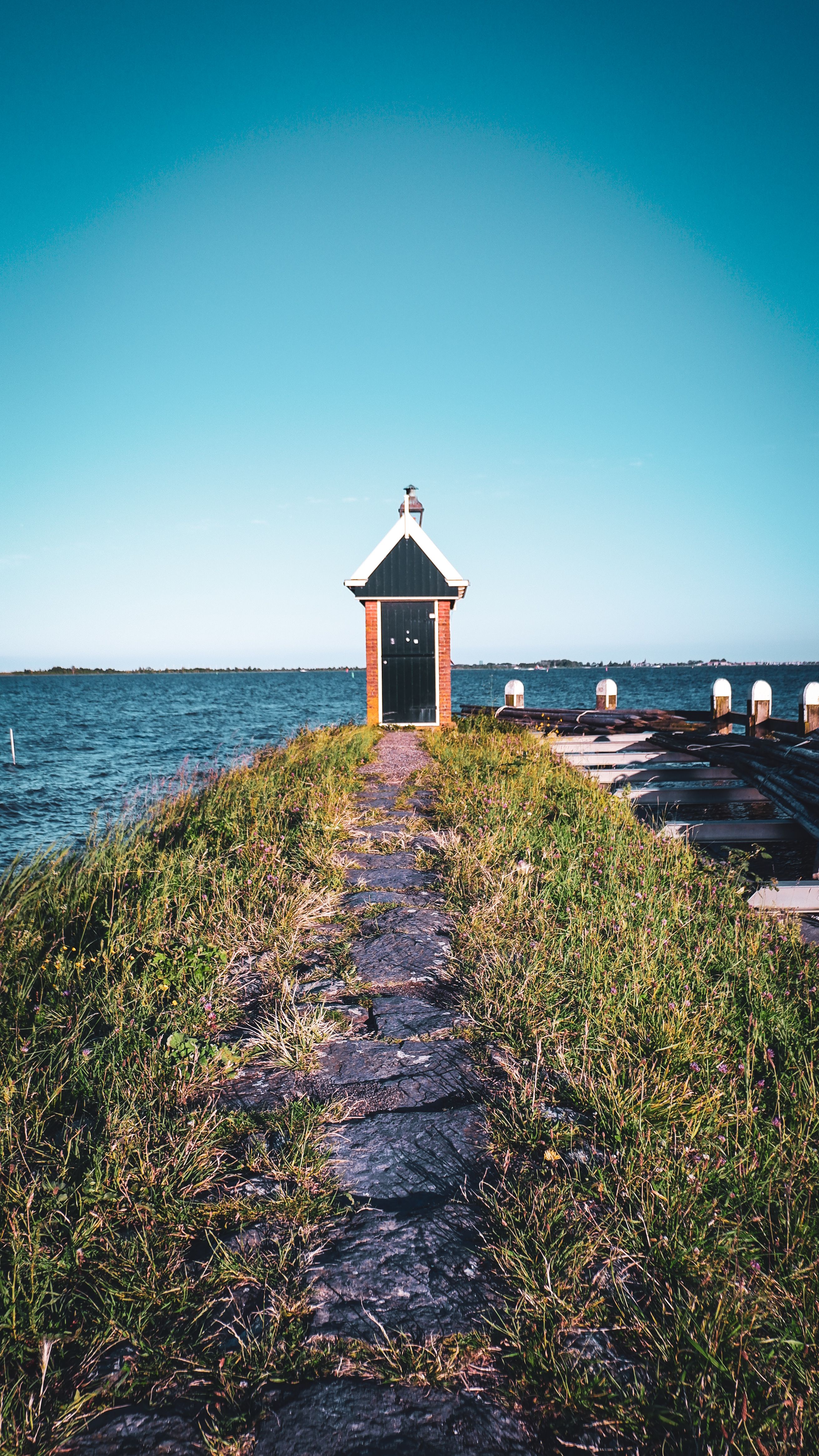 Gratis Seaside Of Volendam Arkivbilde