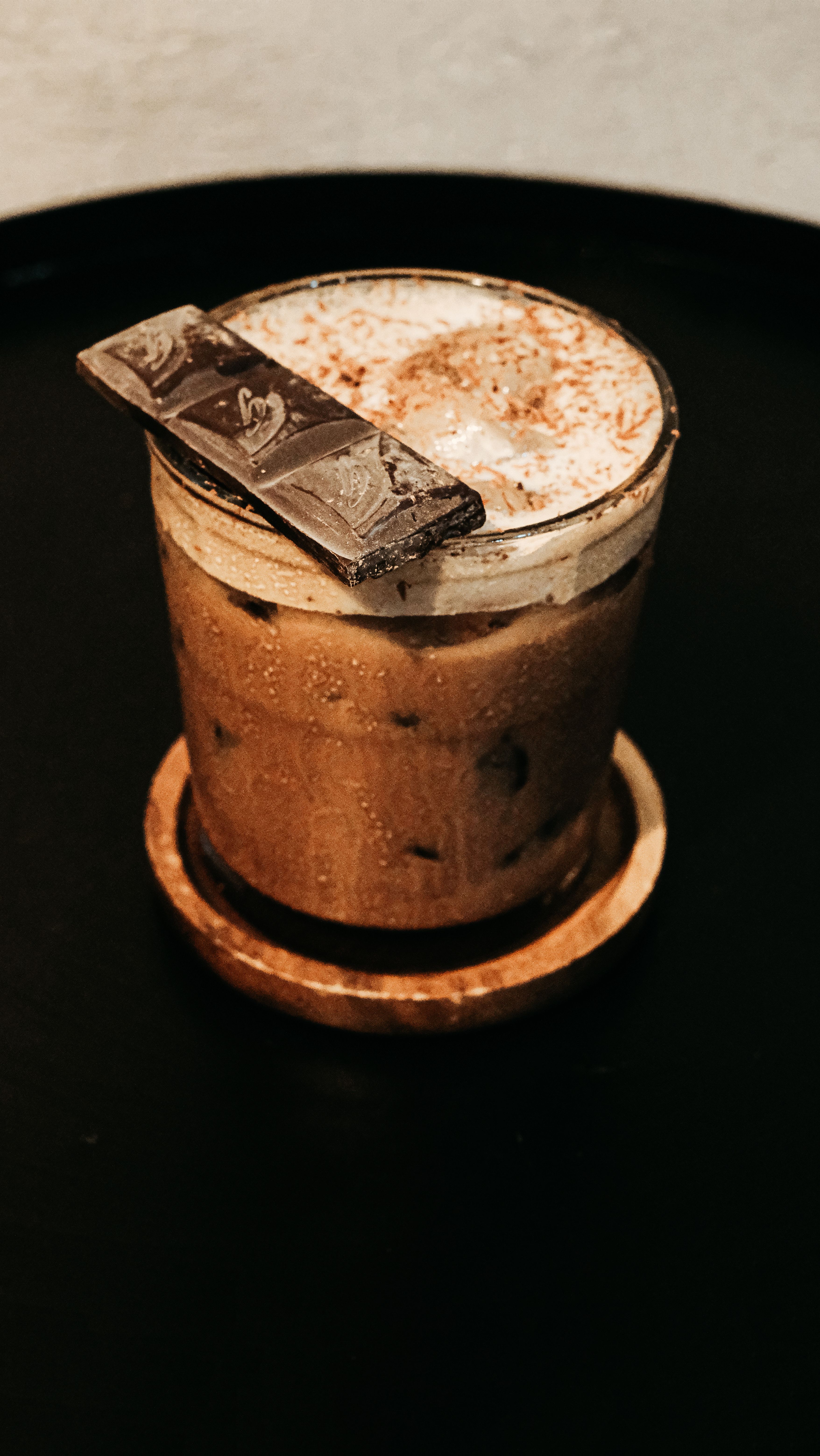 Cold Chocolate Cocktail with Foam · Free Stock Photo