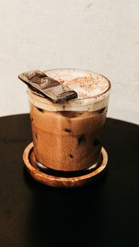 Iced Cafe Mocha With Non-dairy Milk Coffee
