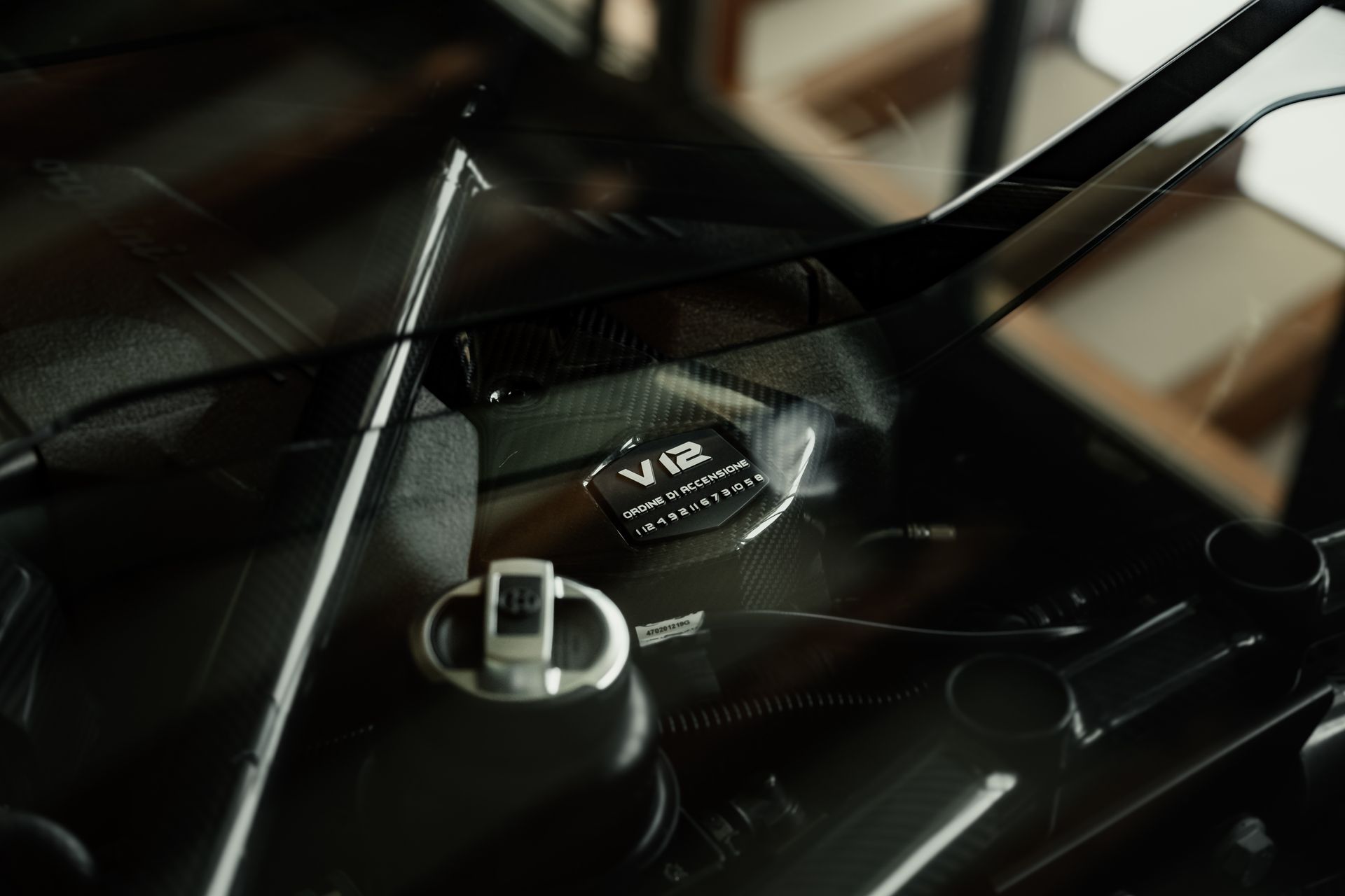 Cover of V12 Engine in Car