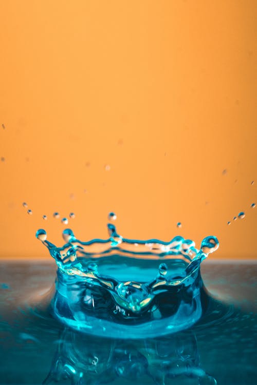 Illustration De Liquide Bleu