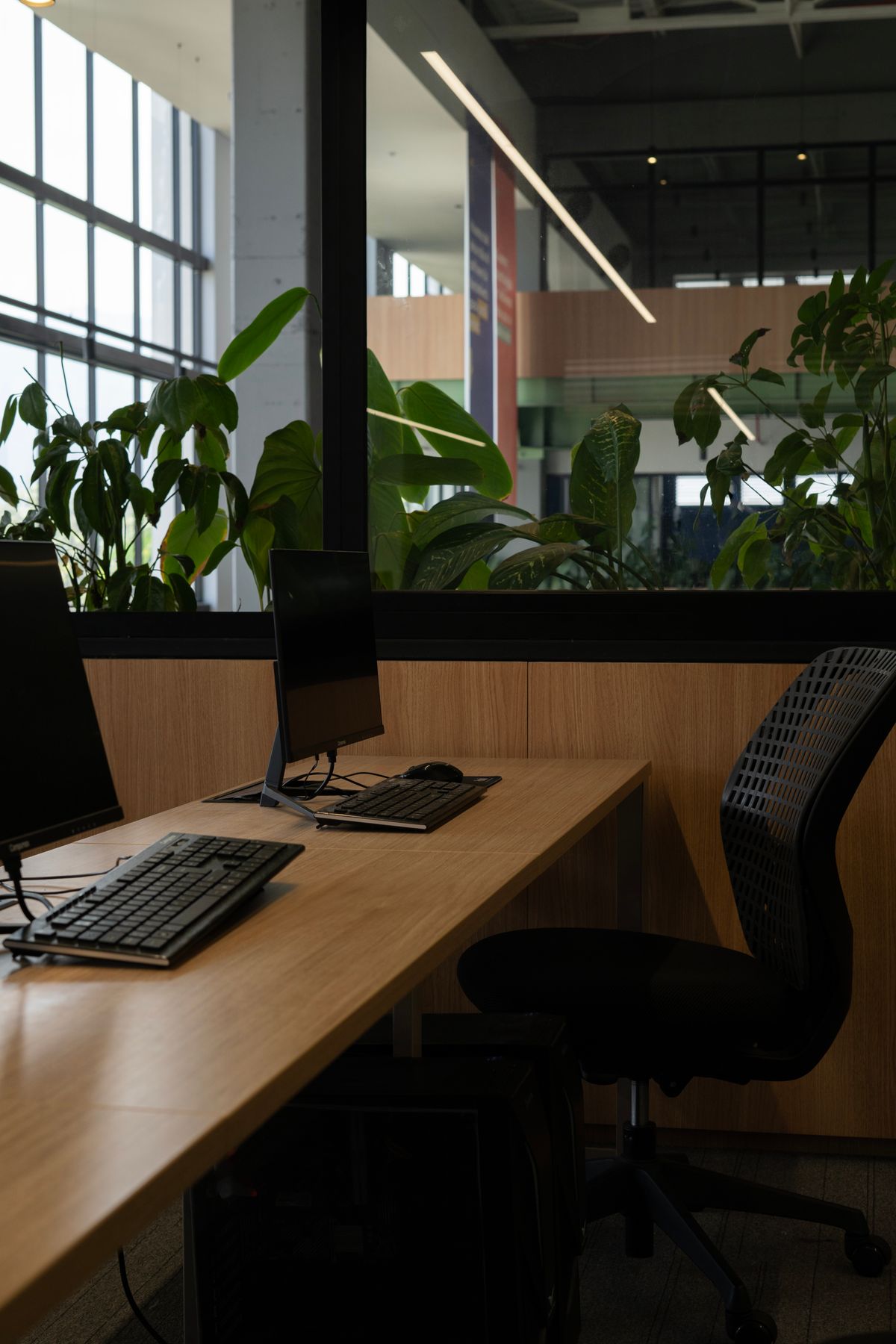 coworking office space with pc room · Free Stock Photo