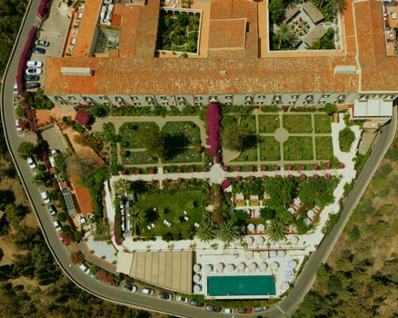 FPV drone tour of a hotel in Bucaramanga — immersive aerial walkthrough