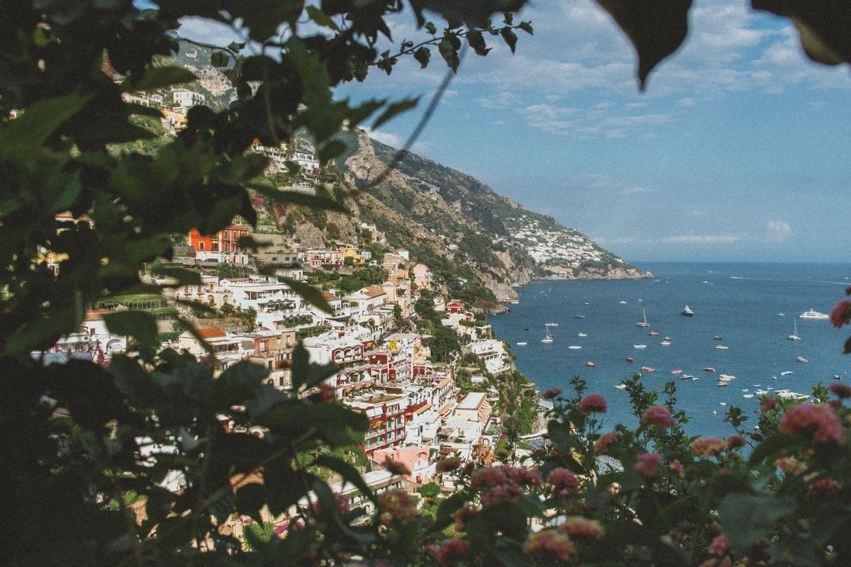 Positano and the cliffs of the Amalfi Coast