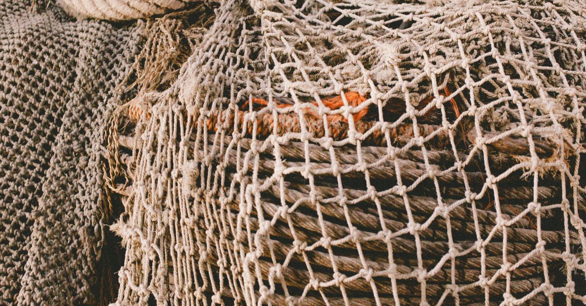 Fishnet and Sailing Ropes · Free Stock Photo