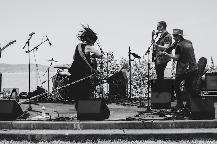 Concert On Sea Shore