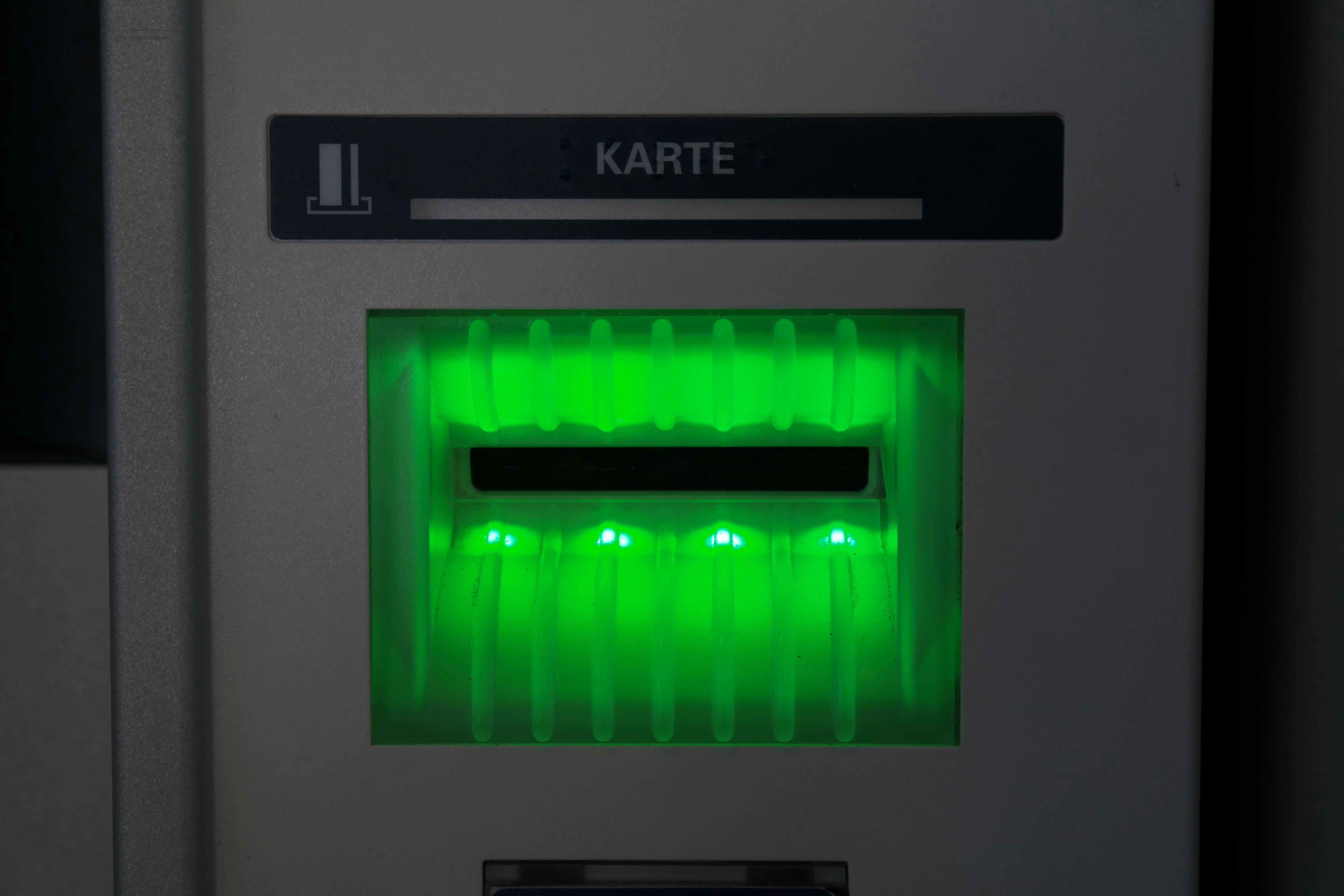 free stock photo of atm card slot ec card