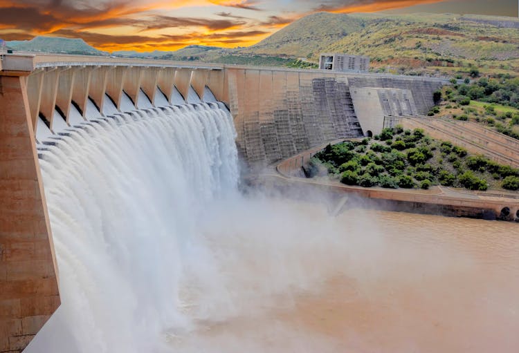 Scenic Photo Of Water Dam During Daytime