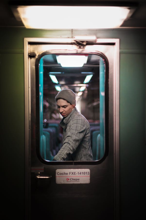 Man inside Train