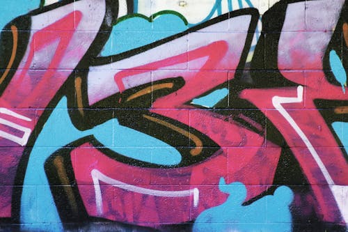 Gratis lagerfoto af graffiti, mursten, murstenstekstur