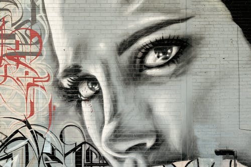 Free Immagine gratuita di arte dei graffiti, faccia, faccia arte Stock Photo