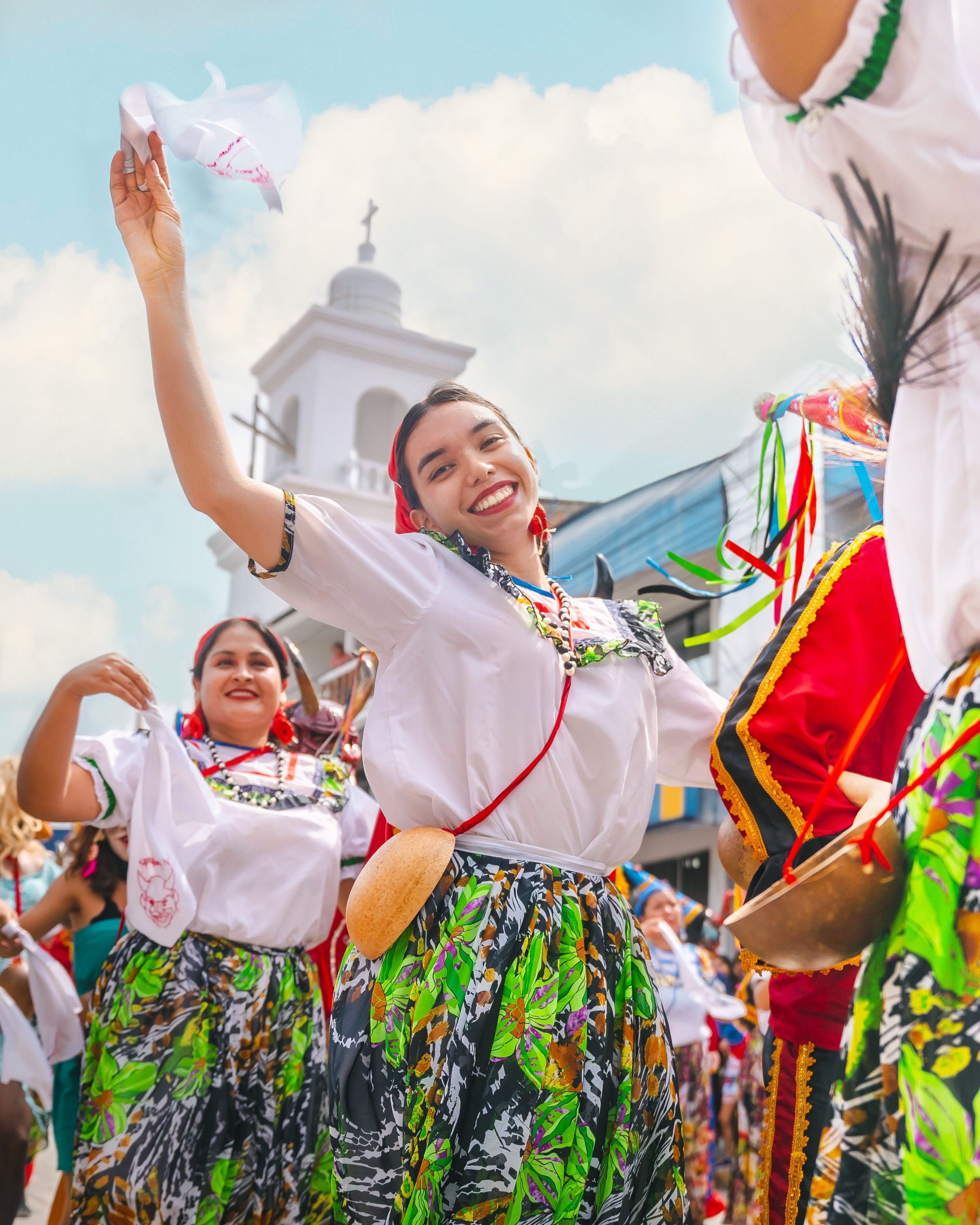 Women in Traditional Costumes Dancing during a Festival · Free Stock Photo