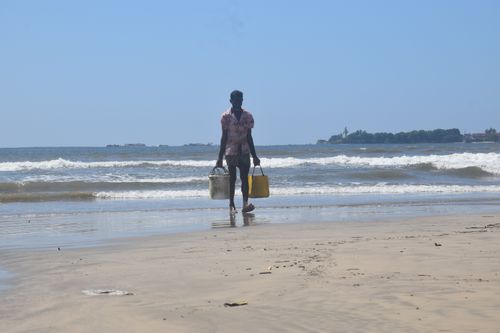 Free Ocean man Stock Photo