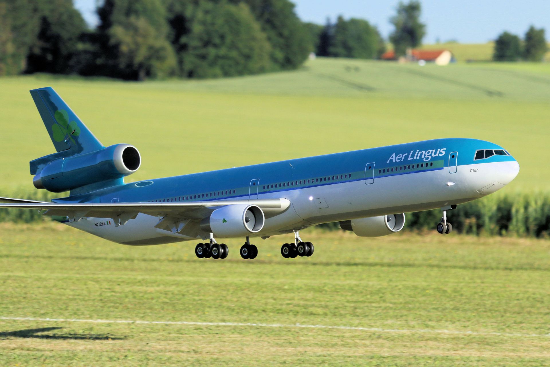 Model of McDonnell Douglas MD 11