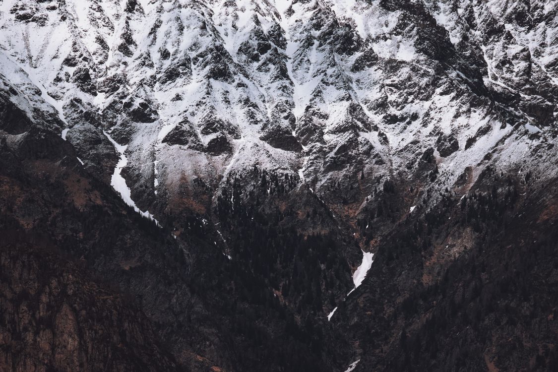 Steep Ridge Ridge Steep Snowy Mountain Ridge · Free Stock Photo