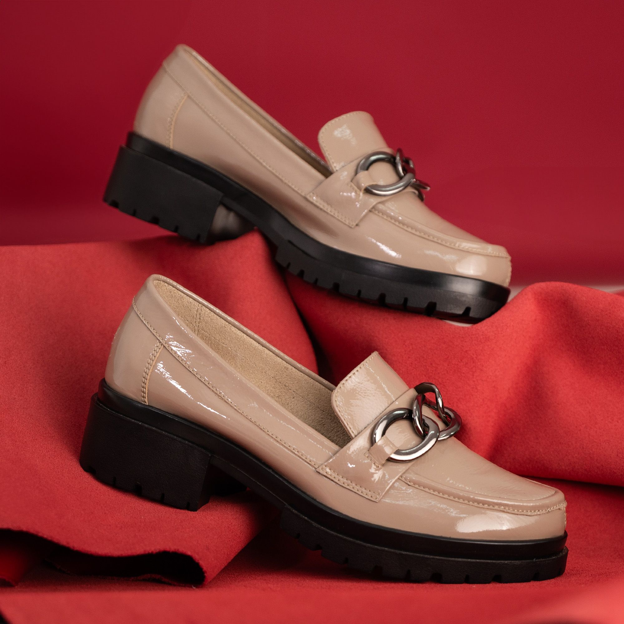 Metallic Detail Shoes