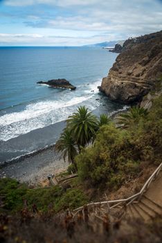 Explore the stunning cliffs and coastal beauty of Santa Cruz de Tenerife, Spain.