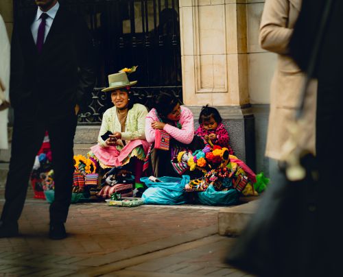 Free peruvian street Stock Photo