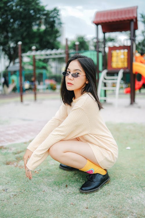 Free Photo of Woman Wearing Shades Stock Photo