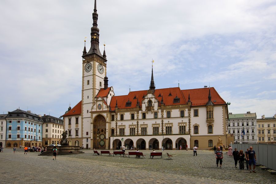 Olomouc town hall on the Upper Square (Horní náměstí)