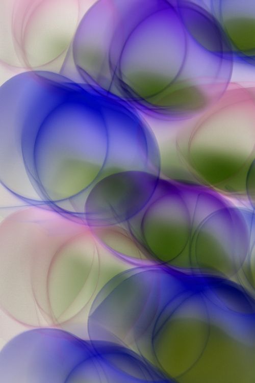 Free Blurred, colorful circles create a dynamic abstract design. Stock Photo