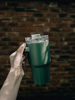 STANLEY Quencher H2.0 Tumbler with Handle and Straw 40 oz | Flowstate 3-Position Lid | Cup Holder Compatible for Travel | Insulated Stainless Steel Cup | BPA-Free | Pistachio