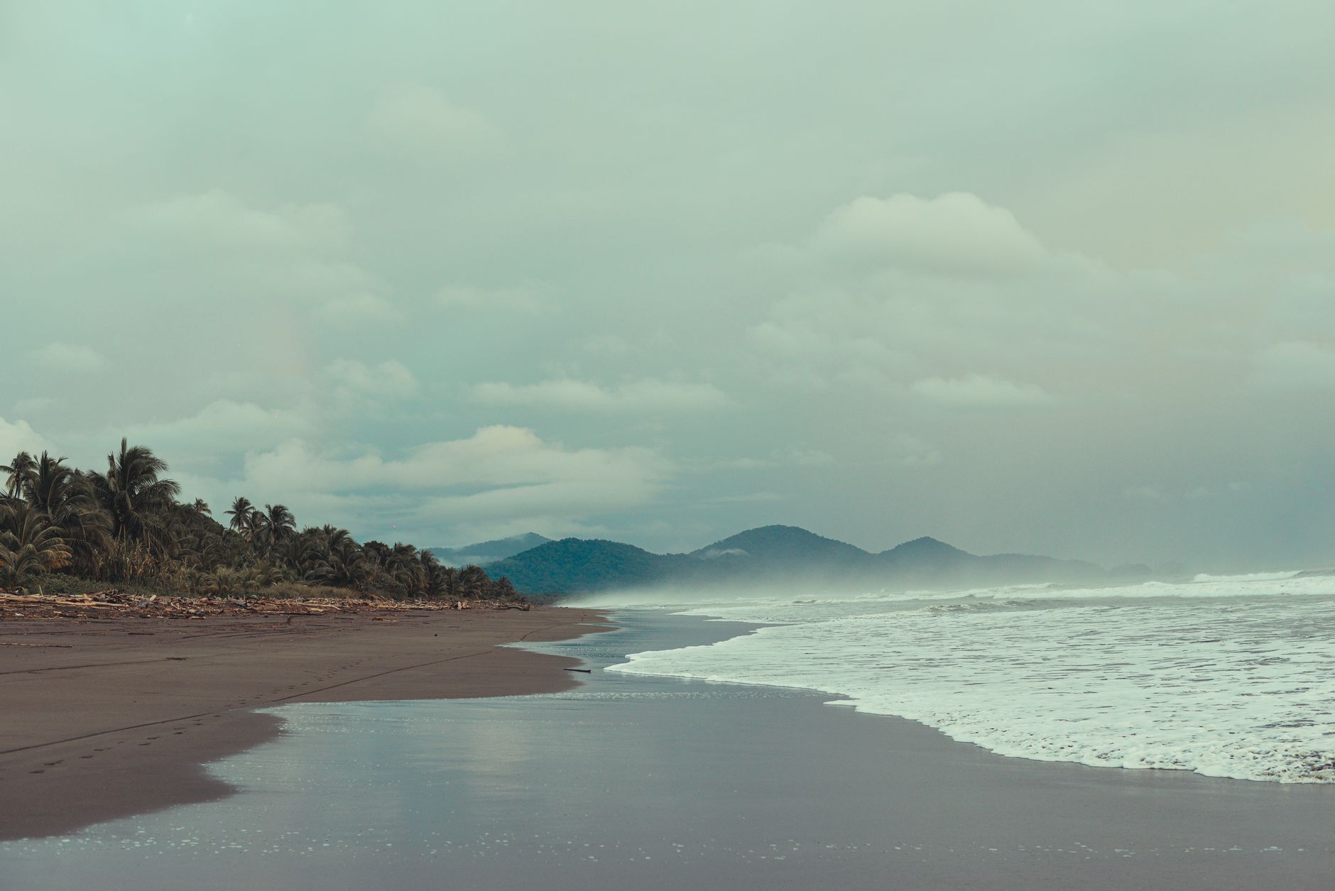 Tortuguero National Park tropical coastal seascape