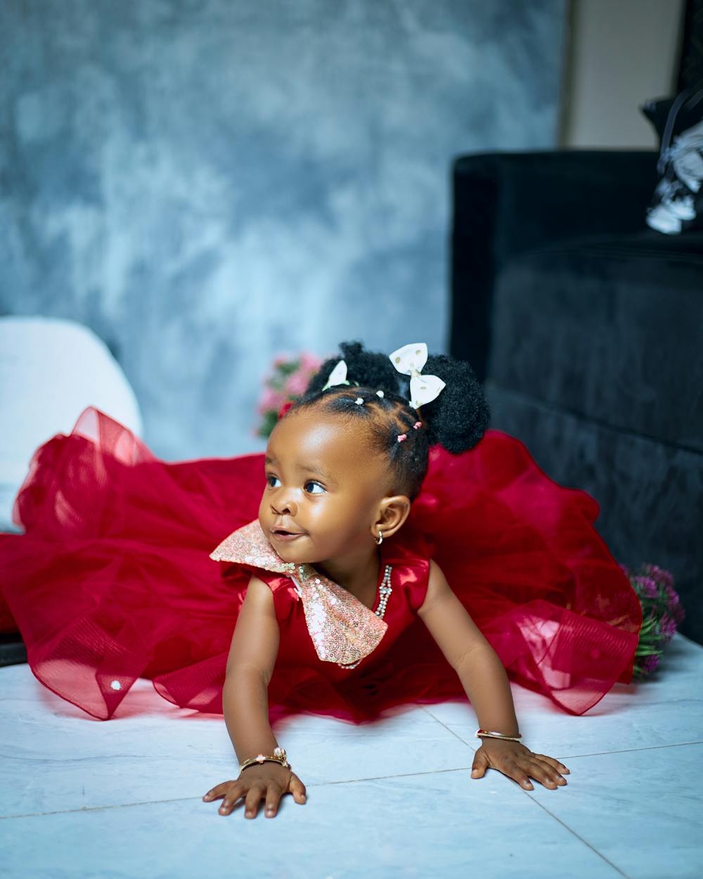 Batik Tulle bows Batik Tulle bows