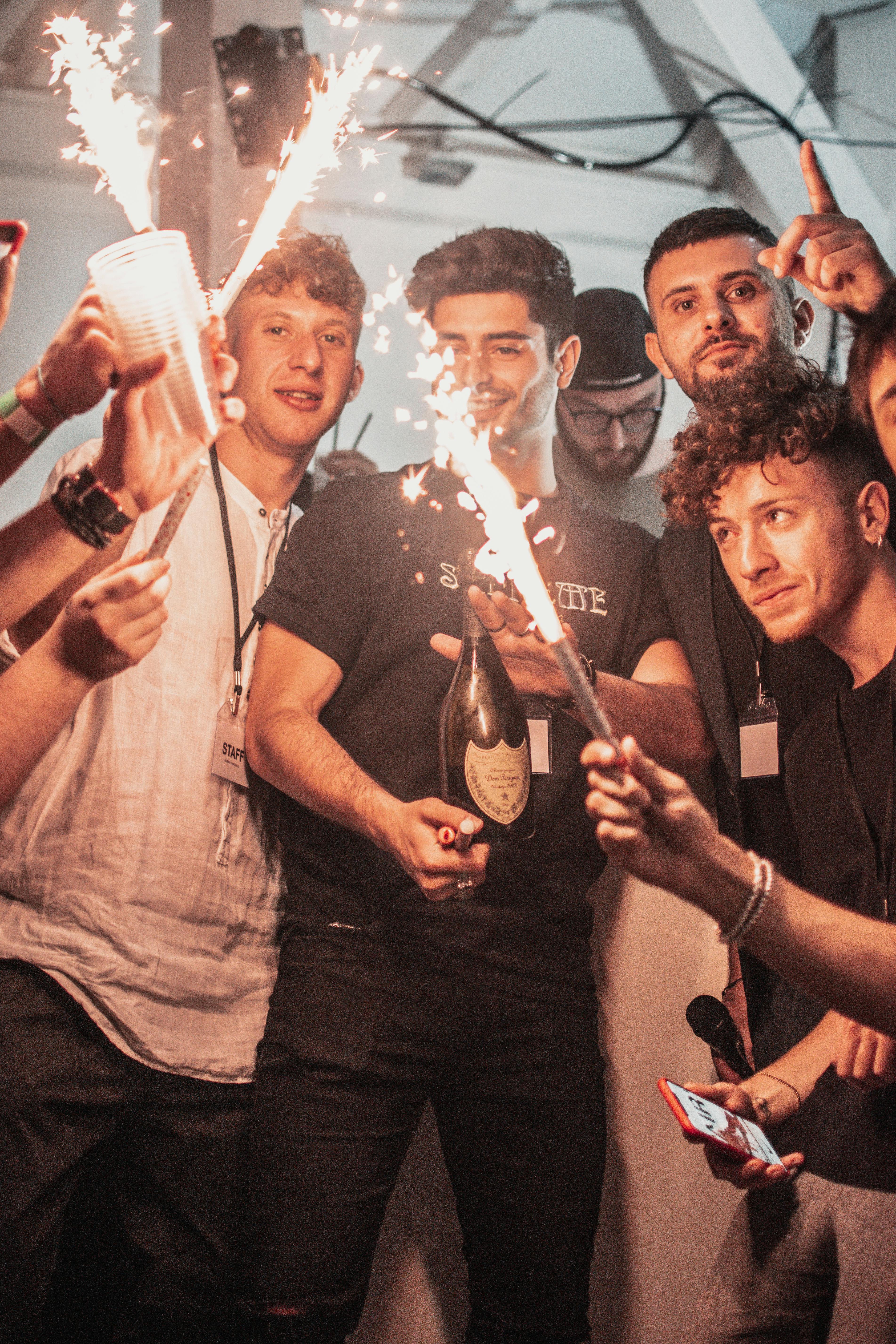 People Partying Close-up Photography