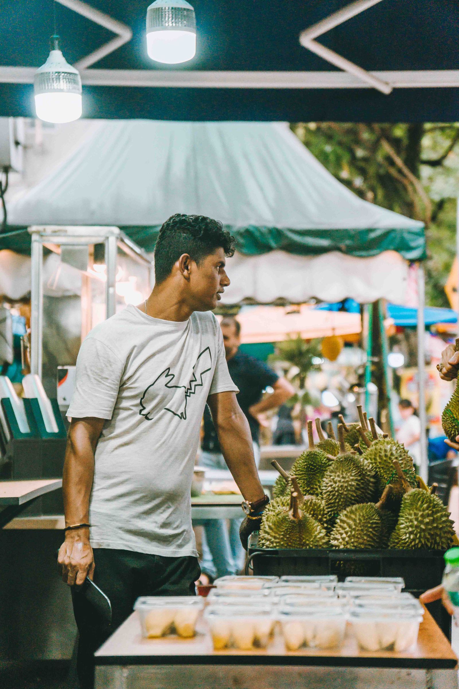 The night market, properly
