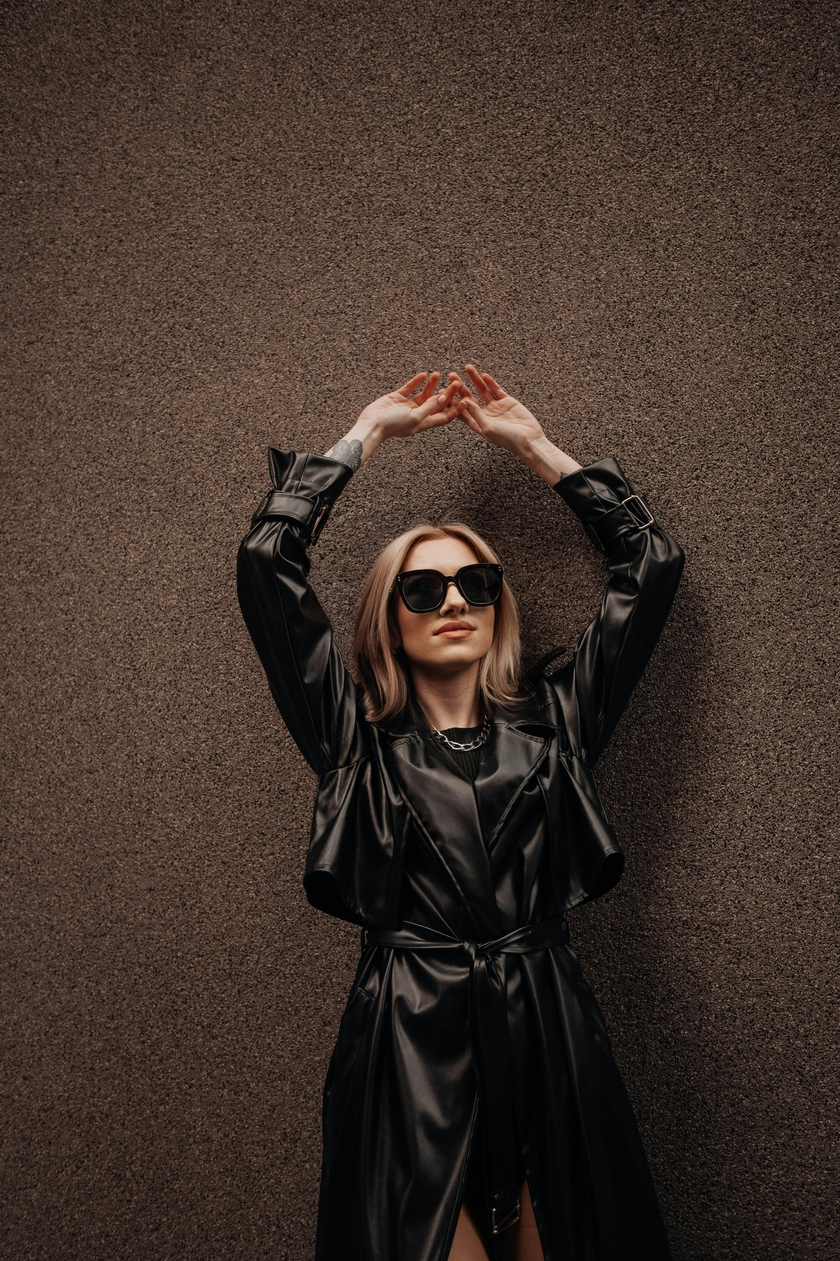 Gratuit Modèle En Manteau Et Lunettes De Soleil Photos