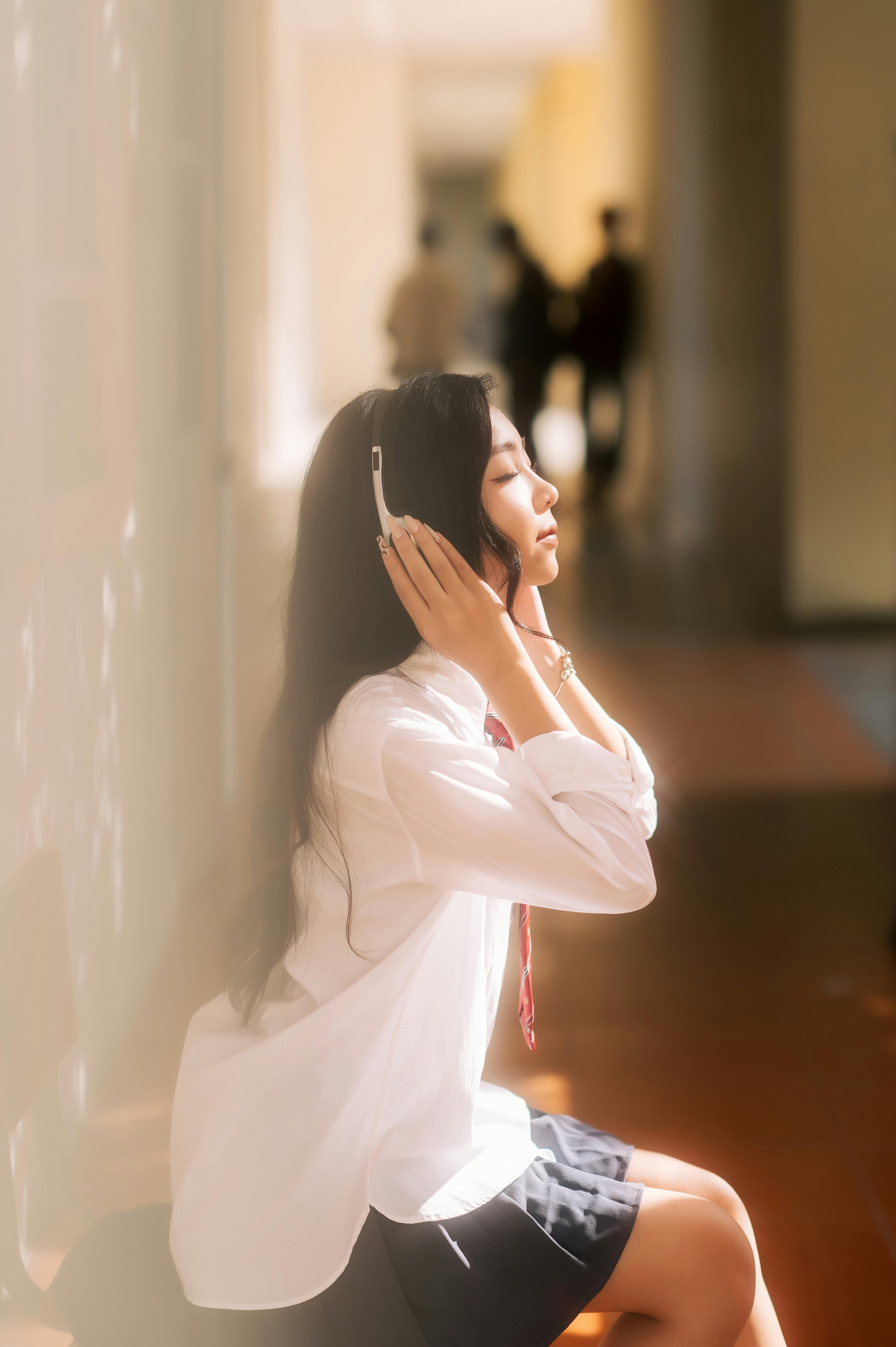 無料 アジアの女性, オーディオ, カジュアルの無料の写真素材 写真素材