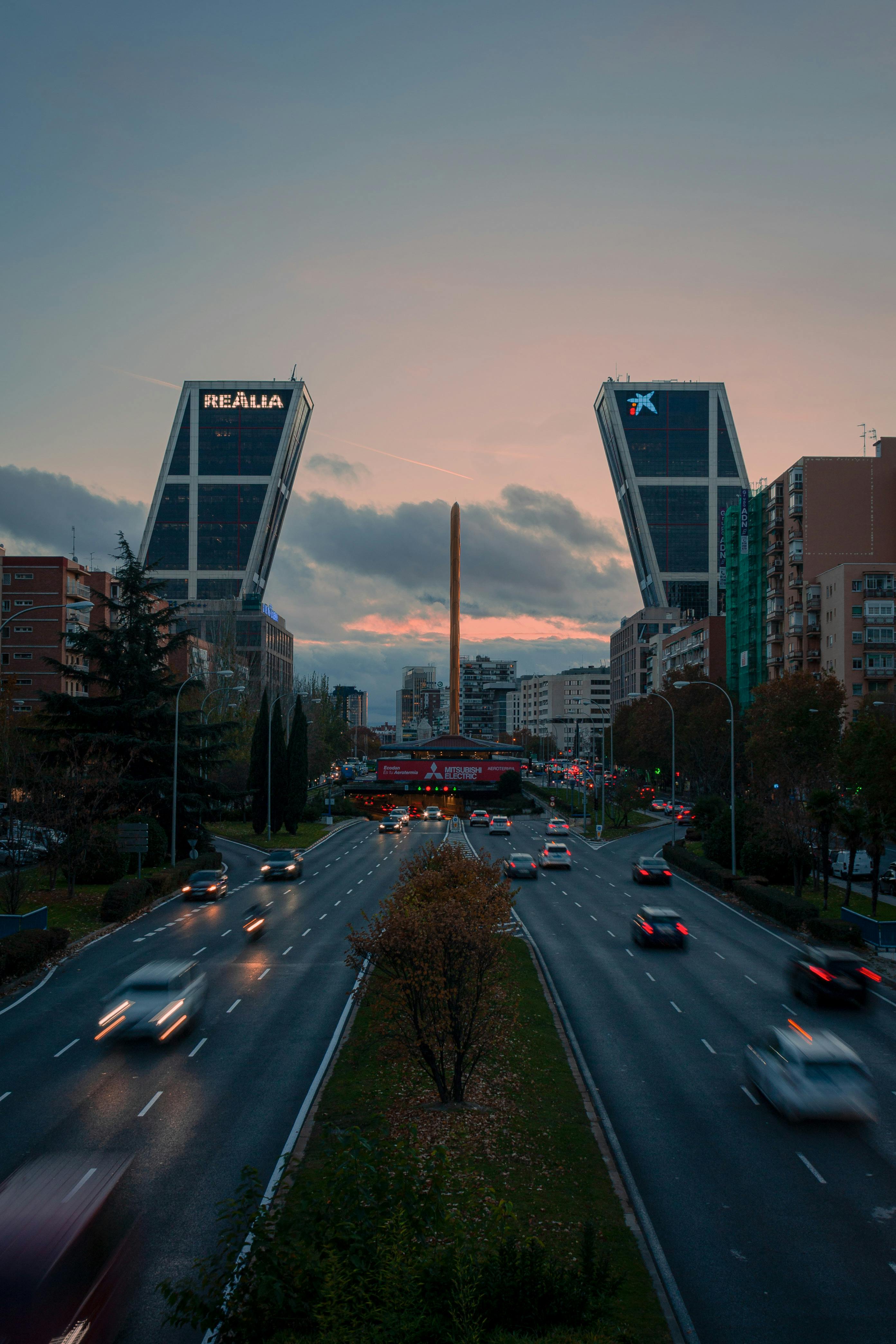 torre realia in madrid in spain