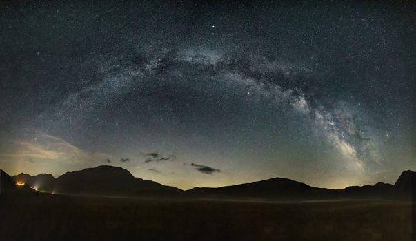 Prächtige Nacht & Milchstraße – Weltraum Hintergrundbild