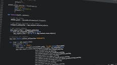 Turned-on Monitor Displaying Text