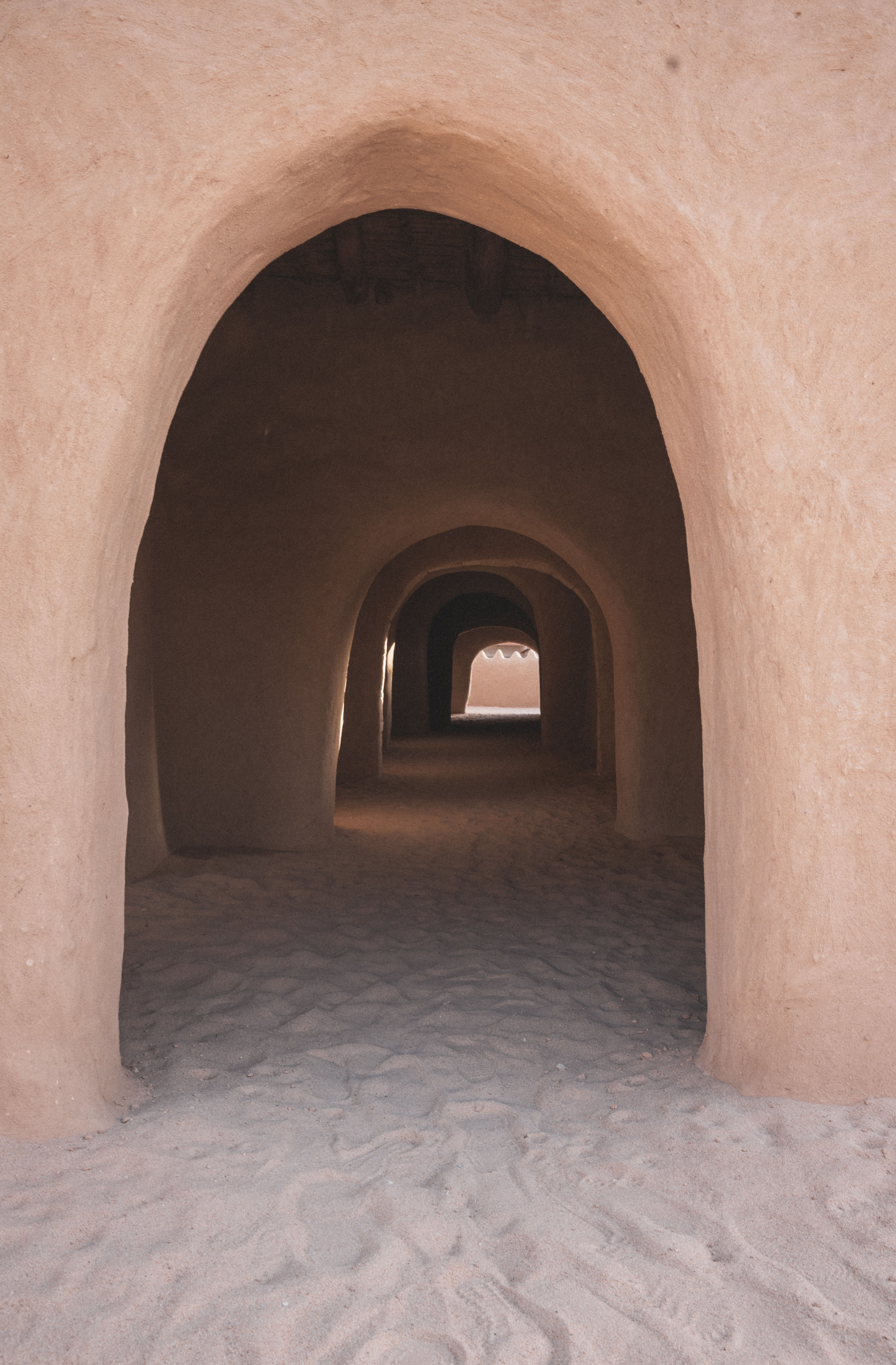 Entrance to ancient building, Libya